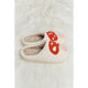 Shoes - Melody Mushroom Print Plush Slide Slippers -  - Cultured Cloths Apparel