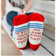 Socks - Funny Socks | Comfy Socks with Funny Sayings - Red - Cultured Cloths Apparel