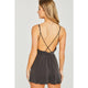 Women's Rompers - Knit Solid Sleeveless Romper -  - Cultured Cloths Apparel