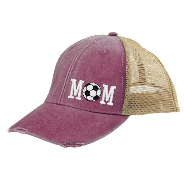 Accessories, Hats - Mom Hat Soccer Mesh Trucker Hat -  - Cultured Cloths Apparel