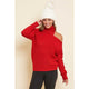 Women's Sweaters - One Open Shoulder Sweater Top -  - Cultured Cloths Apparel