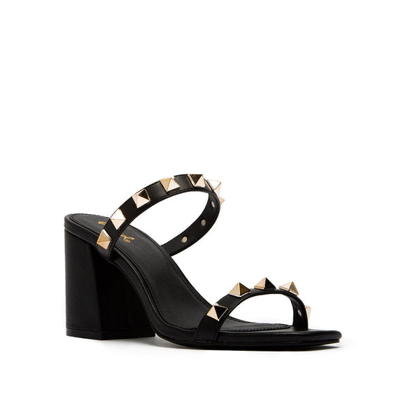 Shoes - QUPID Cannoli Studded Strap Sandals -  - Cultured Cloths Apparel