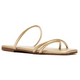 Shoes - QUPID Flashy Champagne Strappy Sandal -  - Cultured Cloths Apparel