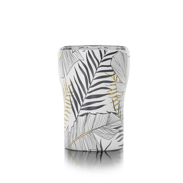 Drinkware - SIC 12oz Insulated Cups - Gold Palms - Cultured Cloths Apparel